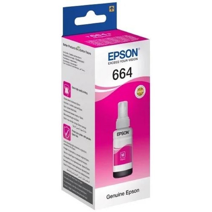 Чернила Epson C13T66434A пурпурный для Epson L100 (6500стр.) - фото 51365782 Чернила Epson C13T66434A пурпурный для Epson L100 (6500стр.) - фото 51365782