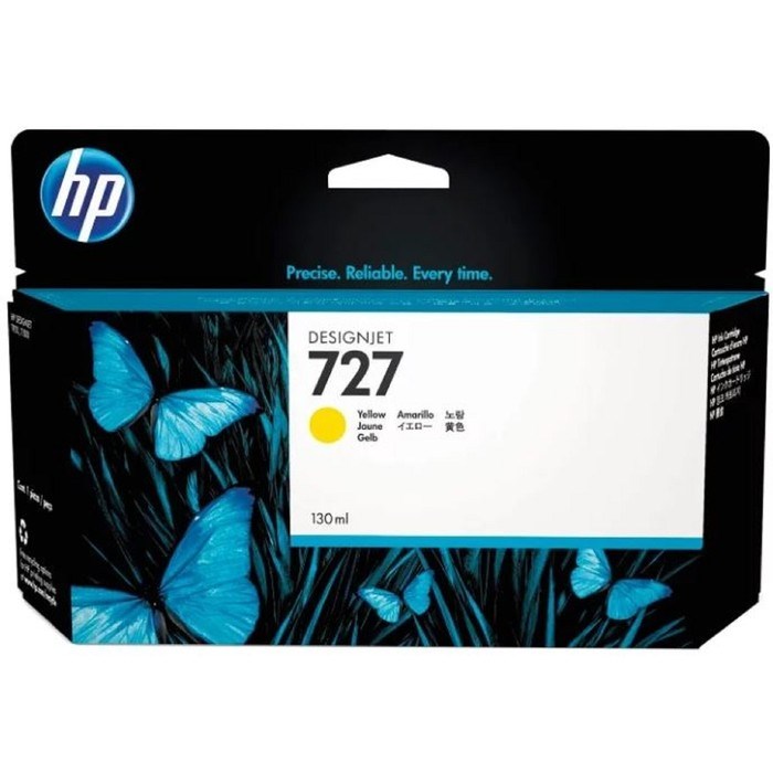Картридж струйный HP 727 B3P21A желтый для HP DJ T920/T1500 (130мл) - фото 51365798 Картридж струйный HP 727 B3P21A желтый для HP DJ T920/T1500 (130мл) - фото 51365798