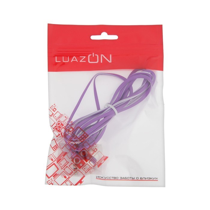 Наушники Luazon VBT 1.7, вакуумные, плоский провод, МИКС - фото 51365843 Наушники Luazon VBT 1.7, вакуумные, плоский провод, МИКС - фото 51365843