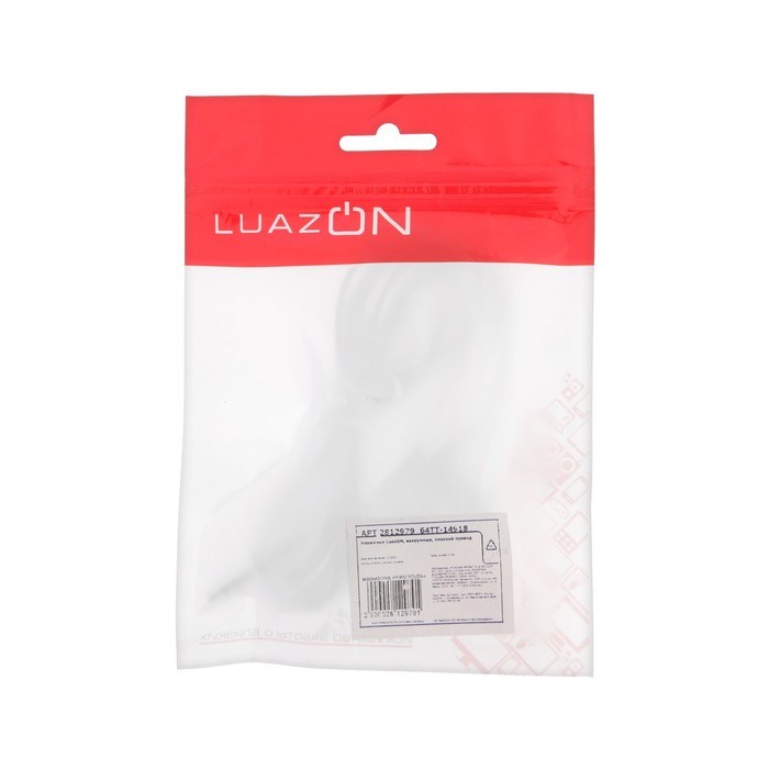 Наушники Luazon VBT 1.7, вакуумные, плоский провод, МИКС - фото 51365848 Наушники Luazon VBT 1.7, вакуумные, плоский провод, МИКС - фото 51365848