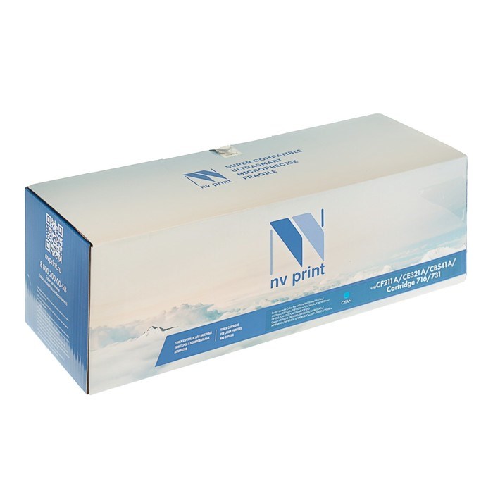Картридж NV PRINT CF211A/CE321A/CB541A/Canon 716/731 Cyan для HP и Canon (1600k), голубой - фото 51365881 Картридж NV PRINT CF211A/CE321A/CB541A/Canon 716/731 Cyan для HP и Canon (1600k), голубой - фото 51365881