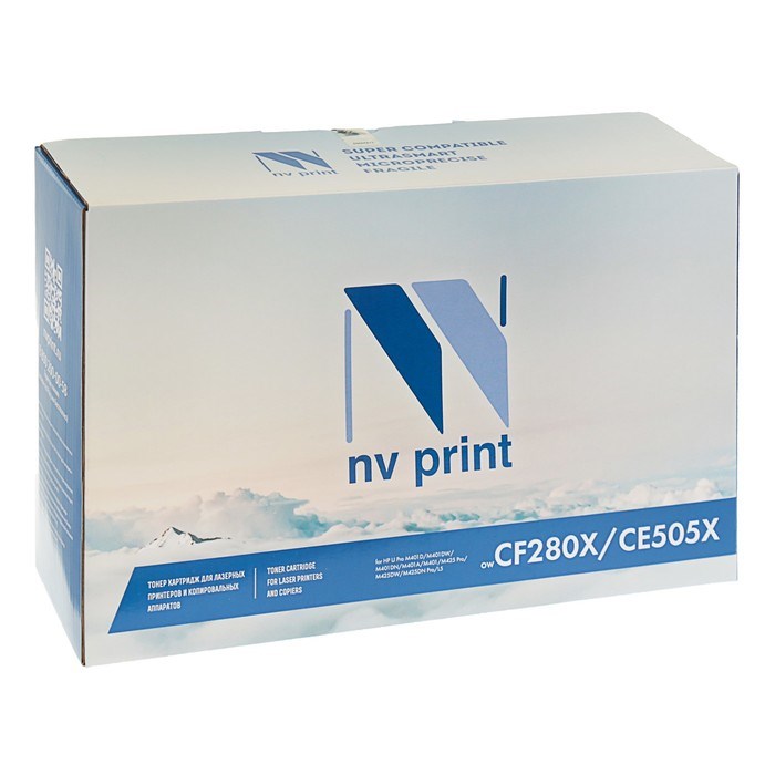 Картридж NV PRINT CF280X/CE505X для HP LaserJet Pro M401/MFP-M425/P2055 (6900k), черный - фото 51365893 Картридж NV PRINT CF280X/CE505X для HP LaserJet Pro M401/MFP-M425/P2055 (6900k), черный - фото 51365893