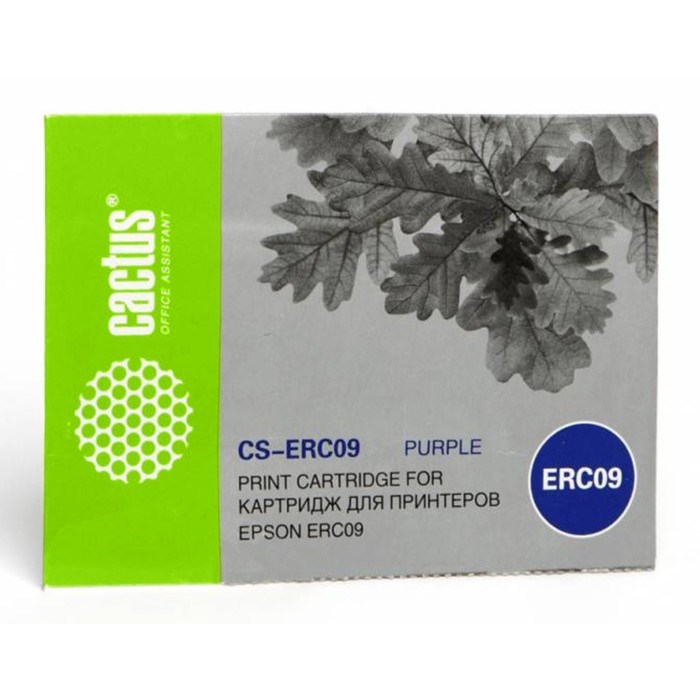 Картридж ленточный Cactus CS-ERC09 пурпурный для Epson ERC09 - фото 51365958 Картридж ленточный Cactus CS-ERC09 пурпурный для Epson ERC09 - фото 51365958