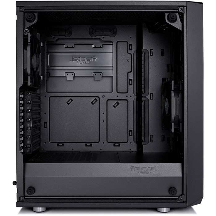 Корпус Fractal Design Meshify C Blackout TG, без БП, ATX, черный - фото 51365989 Корпус Fractal Design Meshify C Blackout TG, без БП, ATX, черный - фото 51365989