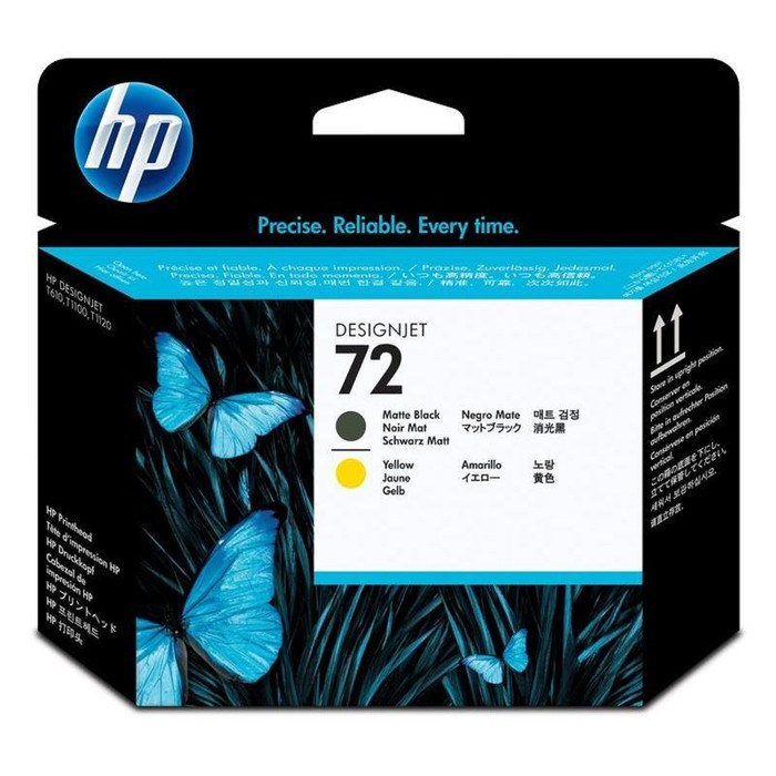 Картридж струйный HP №72 C9384A черный матовый/желтый печатающая головка для HP DJ T1100/T610 1724 - фото 51366127 Картридж струйный HP №72 C9384A черный матовый/желтый печатающая головка для HP DJ T1100/T610 1724 - фото 51366127