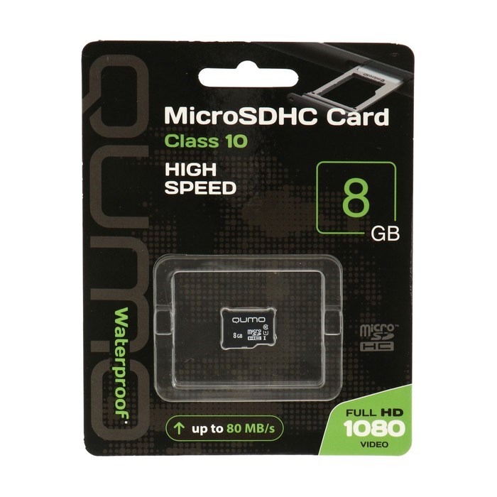 Карта памяти Qumo microSD, 8 Гб, SDHC, класс 10 - фото 51366296 Карта памяти Qumo microSD, 8 Гб, SDHC, класс 10 - фото 51366296