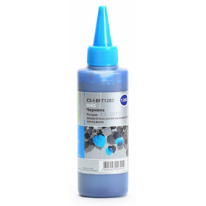 Чернила Cactus CS-I-EPT1282 голубой 100мл для Epson St - фото 51366346 Чернила Cactus CS-I-EPT1282 голубой 100мл для Epson St - фото 51366346