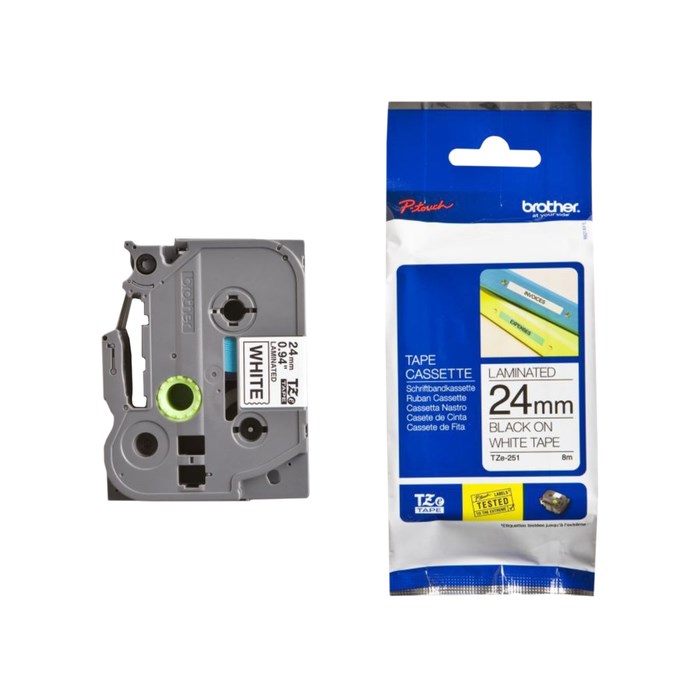Картридж ленточный Brother TZE251 черный для Brother P-Touch - фото 51366354 Картридж ленточный Brother TZE251 черный для Brother P-Touch - фото 51366354