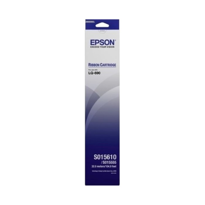 Картридж ленточный Epson S015610 (C13S015610BA) черный для Epson LQ-690 - фото 51366356 Картридж ленточный Epson S015610 (C13S015610BA) черный для Epson LQ-690 - фото 51366356