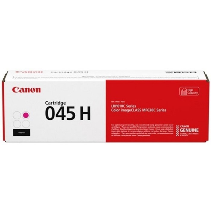 Картридж Canon 045 H M 1244C002 для i-SENSYS MF630 (2200k), пурпурный - фото 51366374 Картридж Canon 045 H M 1244C002 для i-SENSYS MF630 (2200k), пурпурный - фото 51366374