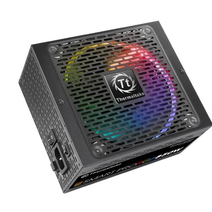 Блок питания Thermaltake ATX 850W SMART PRO RGB 80+ bronze APFC 140mm color LED 9xSATA RTL - фото 51366454 Блок питания Thermaltake ATX 850W SMART PRO RGB 80+ bronze APFC 140mm color LED 9xSATA RTL - фото 51366454