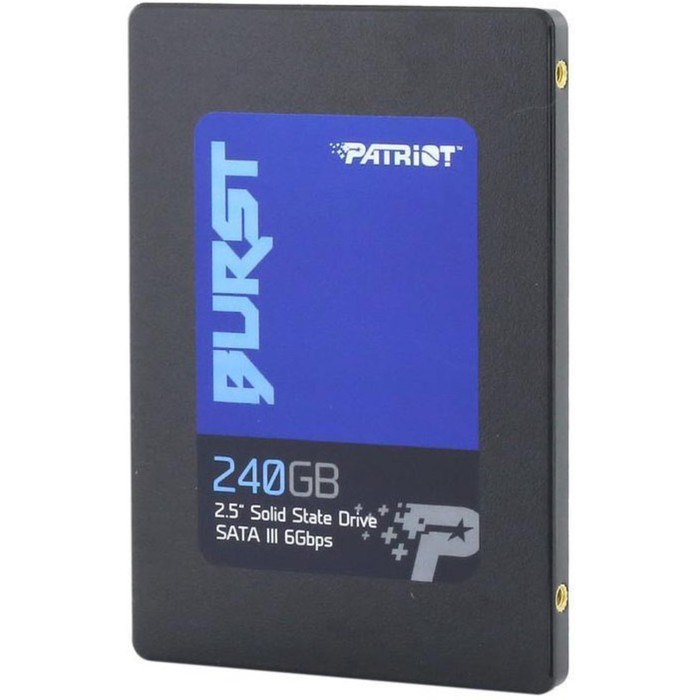 Накопитель SSD Patriot SATA III PBU240GS25SSDR Burst 240Gb 2.5" - фото 51366465 Накопитель SSD Patriot SATA III PBU240GS25SSDR Burst 240Gb 2.5" - фото 51366465