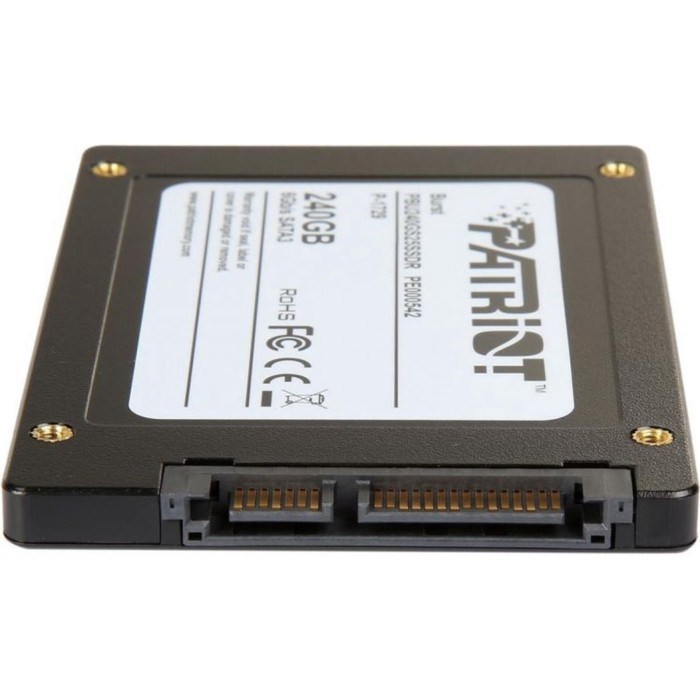 Накопитель SSD Patriot SATA III PBU240GS25SSDR Burst 240Gb 2.5" - фото 51366467 Накопитель SSD Patriot SATA III PBU240GS25SSDR Burst 240Gb 2.5" - фото 51366467