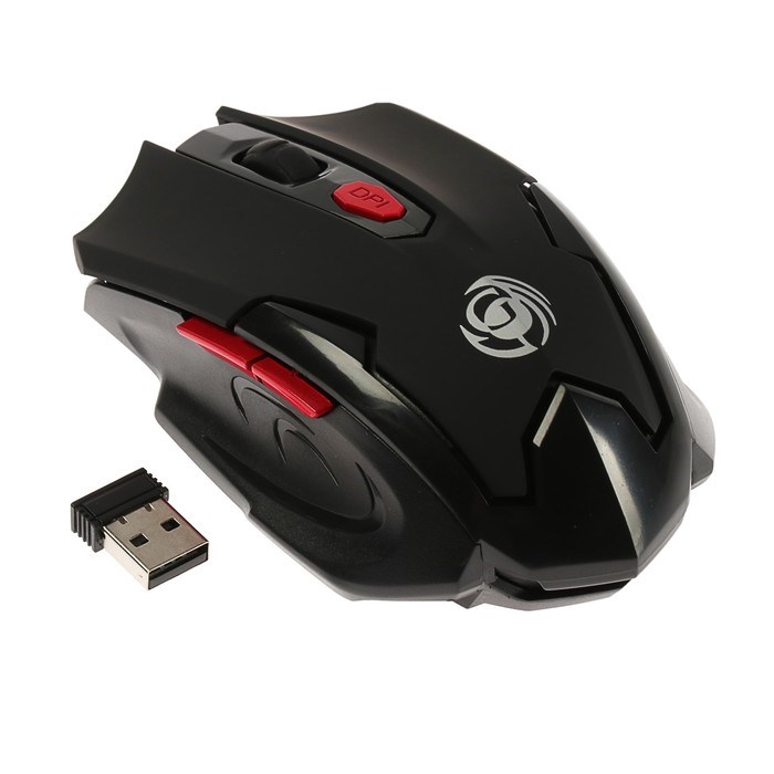Мышь Dialog MRGK-10U Gan-Kata, игровая, беспроводная, 1600 dpi, 1xAA, USB, чёрная - фото 51366894 Мышь Dialog MRGK-10U Gan-Kata, игровая, беспроводная, 1600 dpi, 1xAA, USB, чёрная - фото 51366894