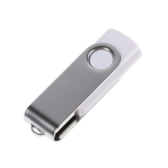 Флешка Mirex SWIVEL WHITE, 64 Гб, USB2.0, чт до 25 Мб/с, зап до 15 Мб/с, белый-серый - фото 51366974 Флешка Mirex SWIVEL WHITE, 64 Гб, USB2.0, чт до 25 Мб/с, зап до 15 Мб/с, белый-серый - фото 51366974