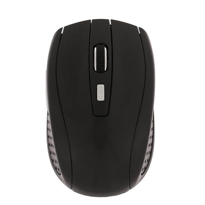 Мышь Luazon MB-1.1, беспроводная, оптическая, 3200 dpi, от 2 батареек, USB, чёрная - фото 51367038 Мышь Luazon MB-1.1, беспроводная, оптическая, 3200 dpi, от 2 батареек, USB, чёрная - фото 51367038