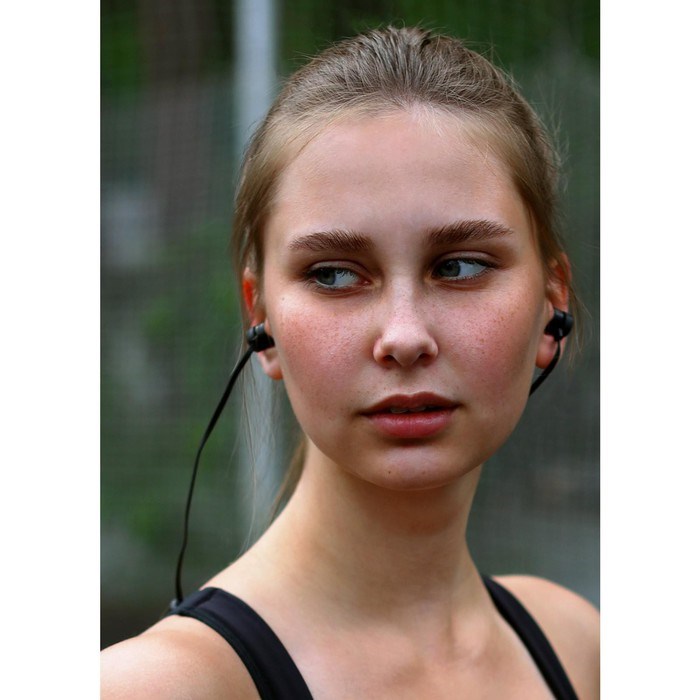 Наушники спортивные беспроводные, магнитные, Luazon VBT 1.6, вакуумные, Bluetooth 4.1, с микрофоном, 90 мАч, металлический корпус, чёрные - фото 51367059 Наушники спортивные беспроводные, магнитные, Luazon VBT 1.6, вакуумные, Bluetooth 4.1, с микрофоном, 90 мАч, металлический корпус, чёрные - фото 51367059