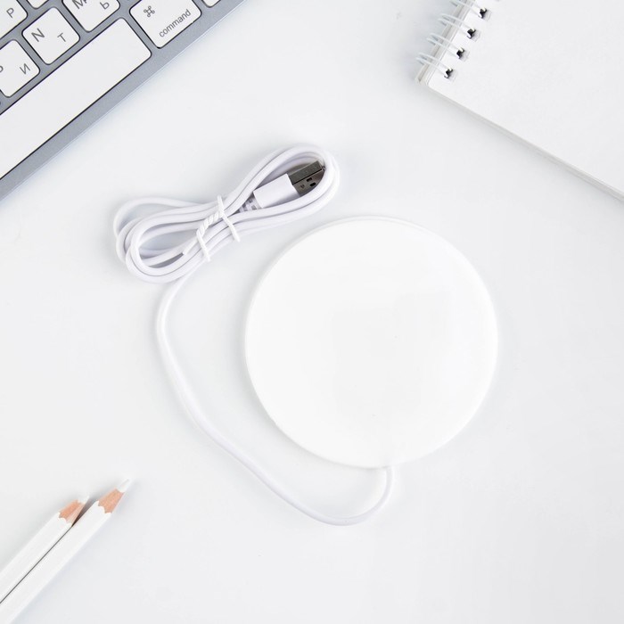 Подставка для кружки USB «Хорошего дня», подогреватель, 10 х 10 см - фото 51367090 Подставка для кружки USB «Хорошего дня», подогреватель, 10 х 10 см - фото 51367090