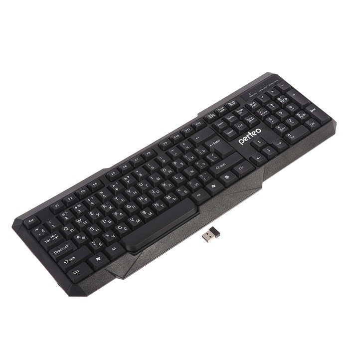 Клавиатура Perfeo FREEDOM PF-5191, беспроводная, мембранная, USB, 1xAA (нет в компл), чёрная - фото 51367126 Клавиатура Perfeo FREEDOM PF-5191, беспроводная, мембранная, USB, 1xAA (нет в компл), чёрная - фото 51367126