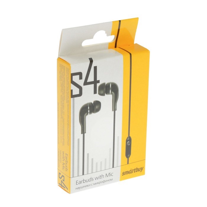 Наушники SmartBuy S4 SBH-011, вакуумные, микрофон, 93 дБ, 16 Ом, 3.5 мм, 1 м, черные - фото 51367161 Наушники SmartBuy S4 SBH-011, вакуумные, микрофон, 93 дБ, 16 Ом, 3.5 мм, 1 м, черные - фото 51367161