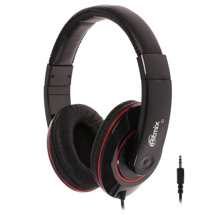 Наушники Ritmix RH-525, полноразмерные, 99 дБ, 32 Ом, 3.5 мм, 2 м, черные - фото 51367190 Наушники Ritmix RH-525, полноразмерные, 99 дБ, 32 Ом, 3.5 мм, 2 м, черные - фото 51367190