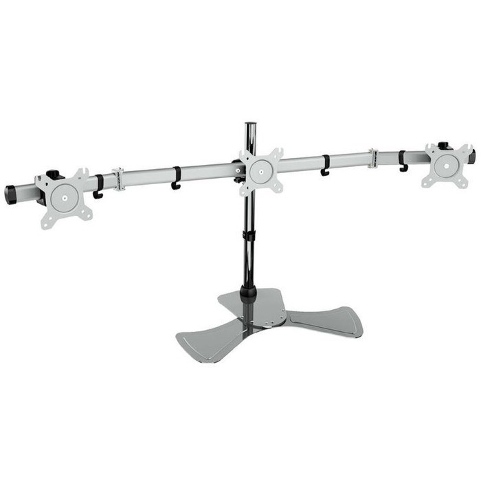 Кронштейн Cactus CS-VM-MP330S-AL, для 3-х мониторов, наклонный, 15"-24", до 3х8 кг,серебрис - фото 51367314 Кронштейн Cactus CS-VM-MP330S-AL, для 3-х мониторов, наклонный, 15"-24", до 3х8 кг,серебрис - фото 51367314