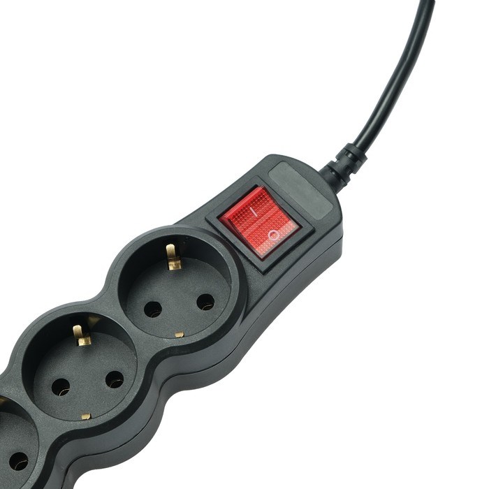 Сетевой фильтр 5bites SP4B-150 4S, 4 розетки, 5 м, 10 А, 3х0.75 мм2, с з/к, с выкл.,черный - фото 51367469 Сетевой фильтр 5bites SP4B-150 4S, 4 розетки, 5 м, 10 А, 3х0.75 мм2, с з/к, с выкл.,черный - фото 51367469