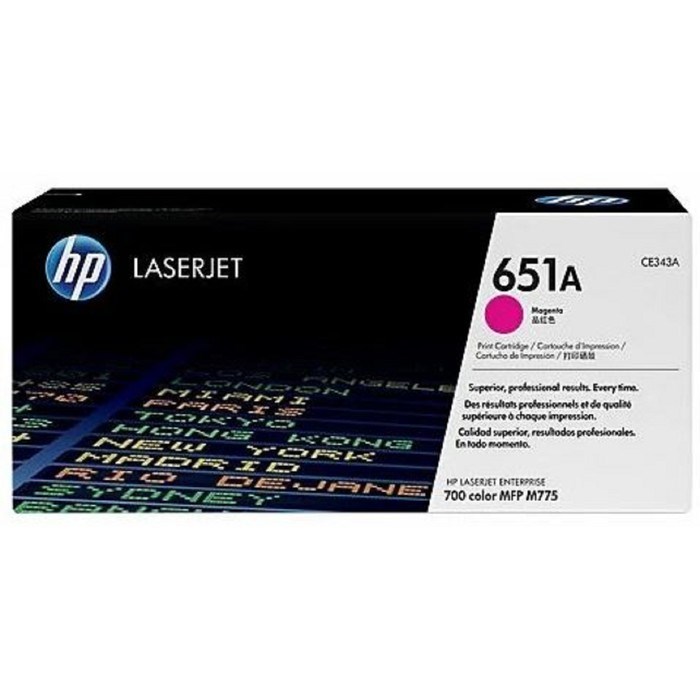 Тонер Картридж HP 651A CE343A пурпурный для HP LJ 700/775 (16000стр.) - фото 51367517 Тонер Картридж HP 651A CE343A пурпурный для HP LJ 700/775 (16000стр.) - фото 51367517