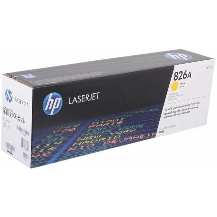 Тонер Картридж HP 826A CF312A желтый для HP CLJ Ent M855 - фото 51367532 Тонер Картридж HP 826A CF312A желтый для HP CLJ Ent M855 - фото 51367532