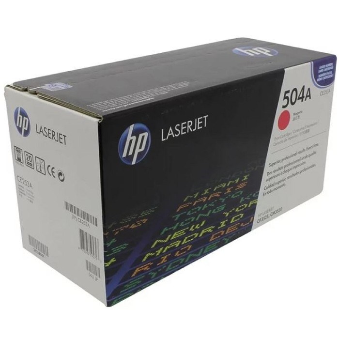 Картридж HP 504A CE253A для CM3530/CP3525 (7000k), пурпурный - фото 51367537 Картридж HP 504A CE253A для CM3530/CP3525 (7000k), пурпурный - фото 51367537