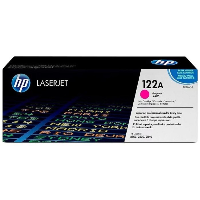 Тонер Картридж HP Q3963A пурпурный для HP 2820/2840/2550L/2550Ln/2550n (4000стр.) - фото 51367539 Тонер Картридж HP Q3963A пурпурный для HP 2820/2840/2550L/2550Ln/2550n (4000стр.) - фото 51367539