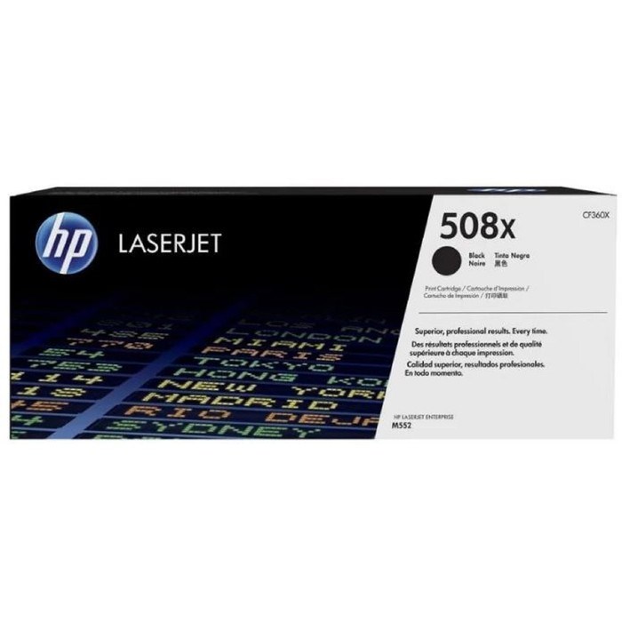 Картридж HP 508X CF360X для CLJ M552/M553 (12500k), черный - фото 51367546 Картридж HP 508X CF360X для CLJ M552/M553 (12500k), черный - фото 51367546