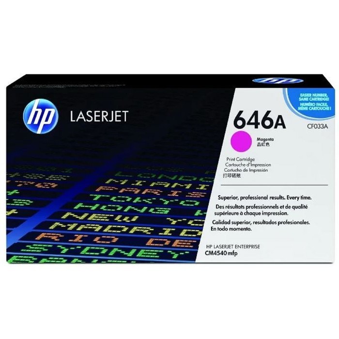 Тонер Картридж HP CF033A пурпурный для HP CM4540 (12500стр.) - фото 51367560 Тонер Картридж HP CF033A пурпурный для HP CM4540 (12500стр.) - фото 51367560