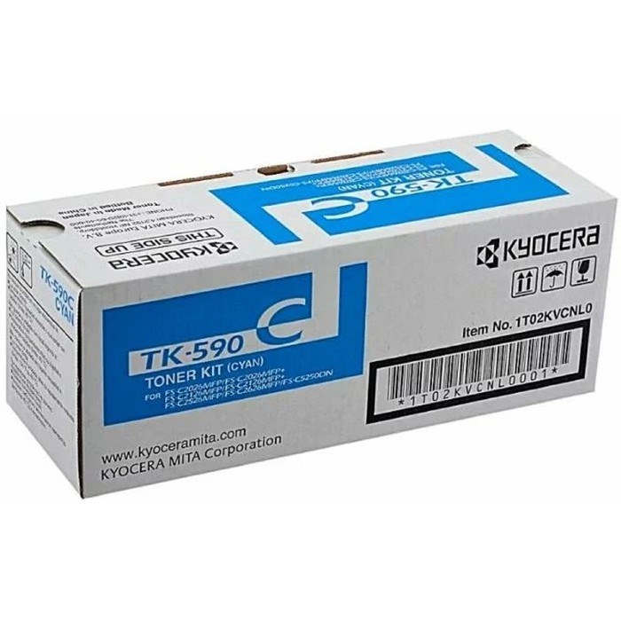 Тонер Картридж Kyocera TK-590C голубой для Kyocera FSC2026/2126 (5000стр.) - фото 51367581 Тонер Картридж Kyocera TK-590C голубой для Kyocera FSC2026/2126 (5000стр.) - фото 51367581