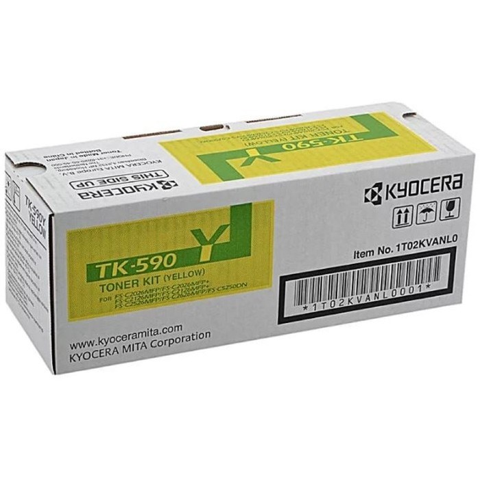 Тонер Картридж Kyocera TK-590Y желтый для Kyocera FSC2026/2126 (5000стр.) - фото 51367583 Тонер Картридж Kyocera TK-590Y желтый для Kyocera FSC2026/2126 (5000стр.) - фото 51367583