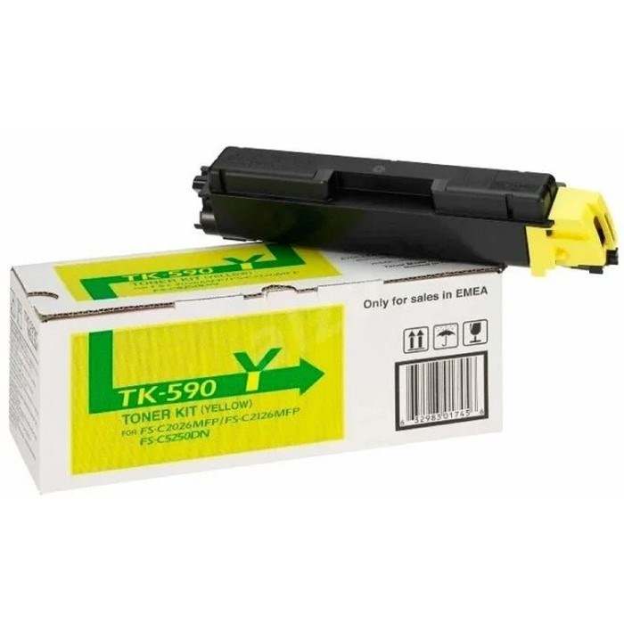Тонер Картридж Kyocera TK-590Y желтый для Kyocera FSC2026/2126 (5000стр.) - фото 51367584 Тонер Картридж Kyocera TK-590Y желтый для Kyocera FSC2026/2126 (5000стр.) - фото 51367584