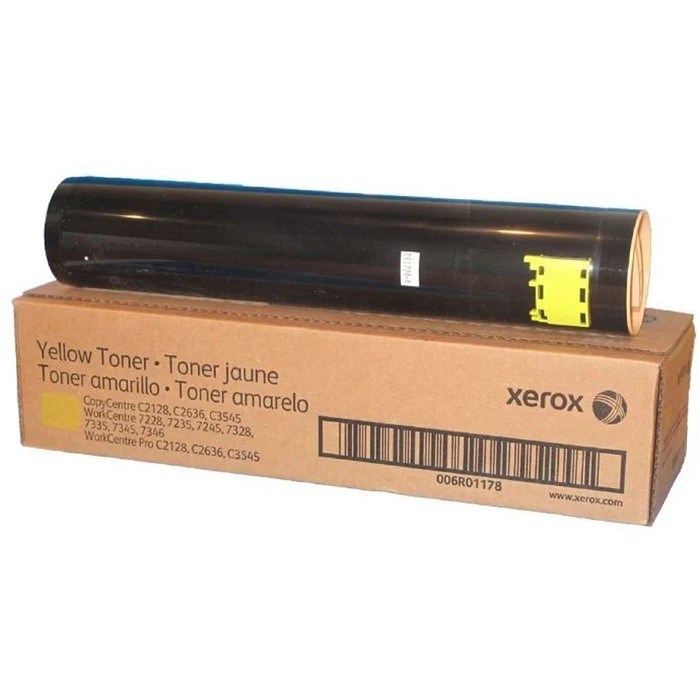 Тонер Картридж Xerox 006R01178 желтый для Xerox WC 7228/7235/7245/7328/7335/7345/C2128/2636/3545 (16 - фото 51367591 Тонер Картридж Xerox 006R01178 желтый для Xerox WC 7228/7235/7245/7328/7335/7345/C2128/2636/3545 (16 - фото 51367591