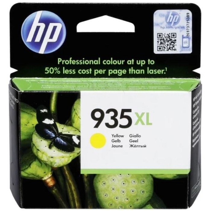 Картридж струйный HP 935XL C2P26AE желтый для HP OJ Pro 6830 - фото 51367596 Картридж струйный HP 935XL C2P26AE желтый для HP OJ Pro 6830 - фото 51367596