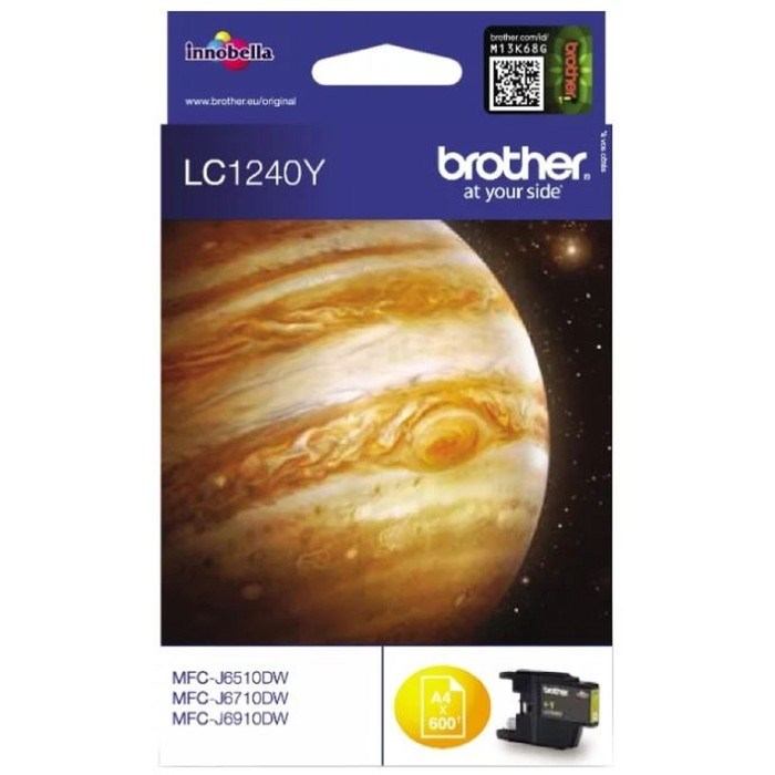 Картридж струйный Brother LC1240Y желтый для Brother MFC-J6510DW/J69010DW - фото 51367602 Картридж струйный Brother LC1240Y желтый для Brother MFC-J6510DW/J69010DW - фото 51367602