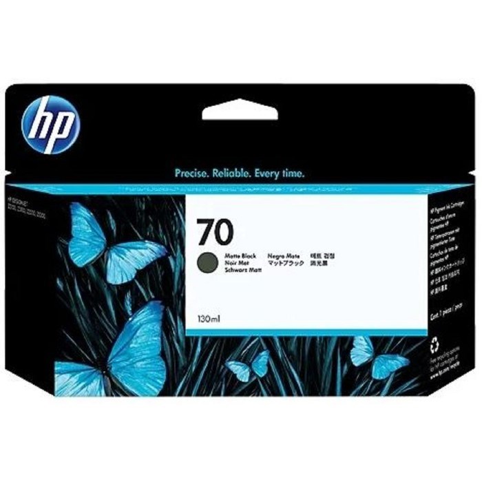 Картридж струйный HP №70 C9448A черный матовый для HP DJ Z2100/Z3100 (130мл) - фото 51367615