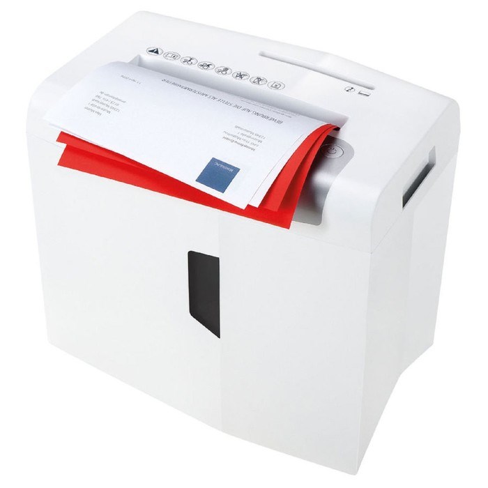 Шредер HSM ShredStar X5 (P-4), фрагменты 4.5x30мм,6 листов одн,скрепки,скобы,пл.карты,CD,18л - фото 51367778