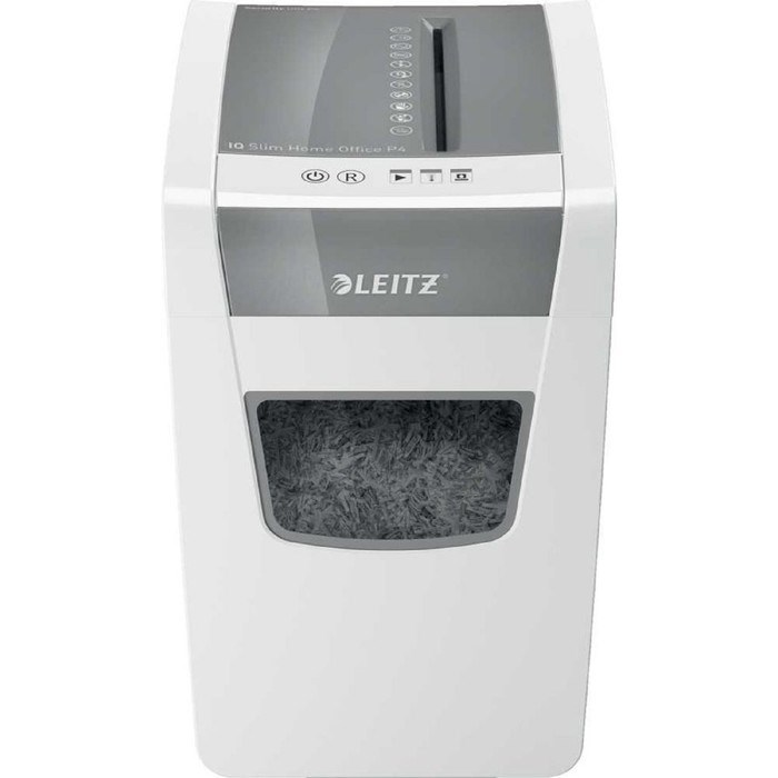 Шредер Leitz IQ Home Office (P-4), фрагменты 4x28мм, 10 листов одн, скрепки, скобы, 23л - фото 51367795 Шредер Leitz IQ Home Office (P-4), фрагменты 4x28мм, 10 листов одн, скрепки, скобы, 23л - фото 51367795