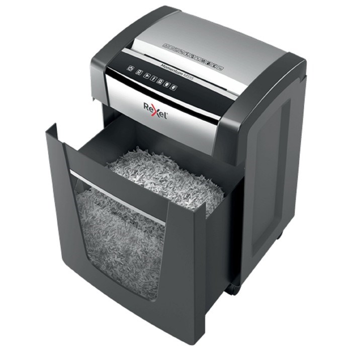 Шредер Rexel Momentum M515 EU (P-5), фрагменты 2x15мм, 15 листов одн, скрепки, скобы, 30л - фото 51368056