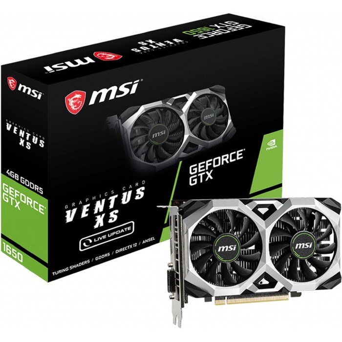 Видеокарта MSI nVidia GeForce GTX 1650, 4Гб, 128bit, GDDR5, DVI, HDMI, DP, HDCP - фото 51368064 Видеокарта MSI nVidia GeForce GTX 1650, 4Гб, 128bit, GDDR5, DVI, HDMI, DP, HDCP - фото 51368064