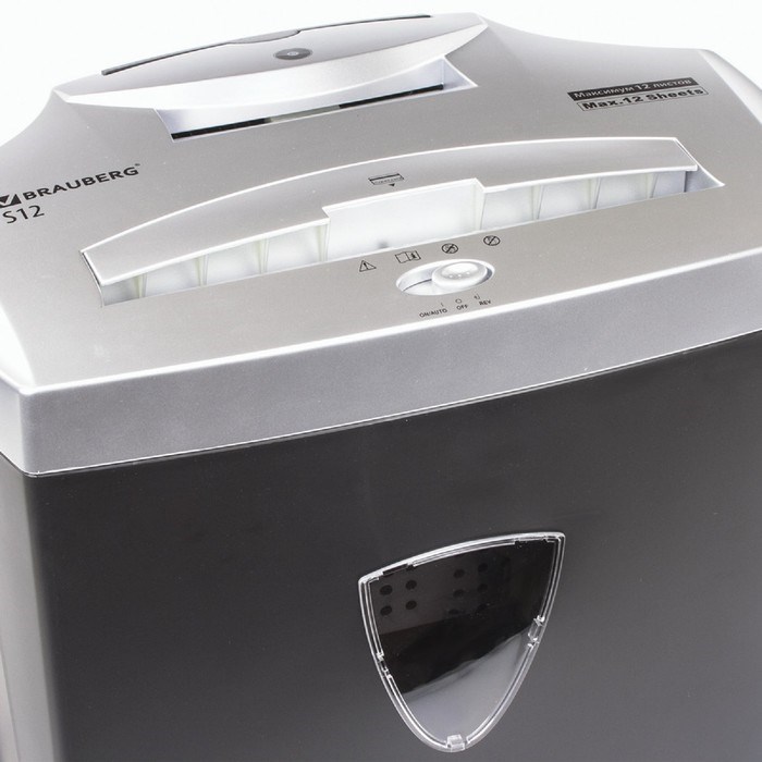 Шредер BRAUBERG S12 (Р-4), фрагменты 4х35 мм, 12 листов, скрепки, скобы, пл.карты, CD, 25 л 486393 - фото 51368208 Шредер BRAUBERG S12 (Р-4), фрагменты 4х35 мм, 12 листов, скрепки, скобы, пл.карты, CD, 25 л 486393 - фото 51368208