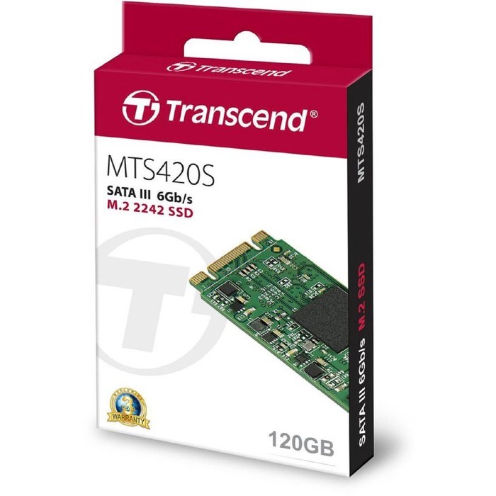 Накопитель SSD Transcend M.2 2242 TS120GMTS420S, 120Гб, SATA III - фото 51368333 Накопитель SSD Transcend M.2 2242 TS120GMTS420S, 120Гб, SATA III - фото 51368333