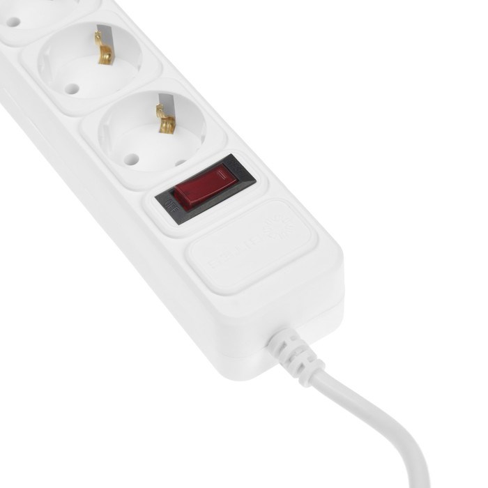 Сетевой фильтр 5bites SP5W-118 5S, 5 розеток, 3 м, 10 А, 3х0.75 мм2, с з/к, с выкл., белый - фото 51368361 Сетевой фильтр 5bites SP5W-118 5S, 5 розеток, 3 м, 10 А, 3х0.75 мм2, с з/к, с выкл., белый - фото 51368361