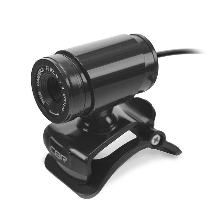 Веб-камера CBR CW 830M Black, 0.3 МП, 640х480, USB 2.0, микрофон, чёрная - фото 51368369 Веб-камера CBR CW 830M Black, 0.3 МП, 640х480, USB 2.0, микрофон, чёрная - фото 51368369