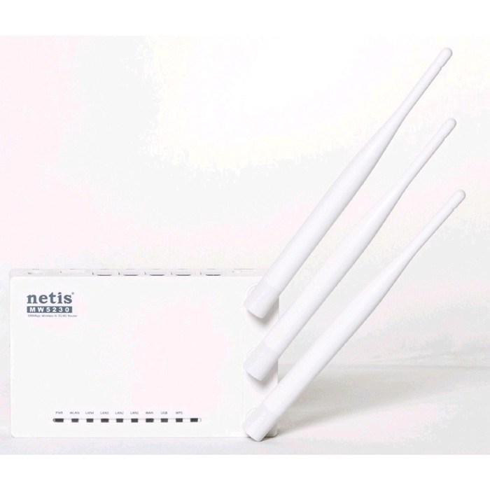 Wi-Fi роутер беспроводной Netis MW5230 N300, 10/1000 Мбит, 4G/3G, белый - фото 51368423 Wi-Fi роутер беспроводной Netis MW5230 N300, 10/1000 Мбит, 4G/3G, белый - фото 51368423