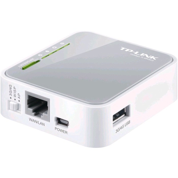 Wi-Fi роутер беспроводной TP-Link TL-MR3020 N300, 10/100 Мбит, 4G ready, белый - фото 51368432 Wi-Fi роутер беспроводной TP-Link TL-MR3020 N300, 10/100 Мбит, 4G ready, белый - фото 51368432